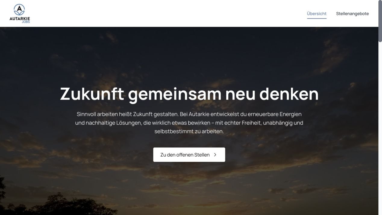 Autarkie Karriere